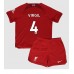 Billige Liverpool Virgil van Dijk #4 Hjemmetrøye Barn 2022-23 Kortermet (+ korte bukser)